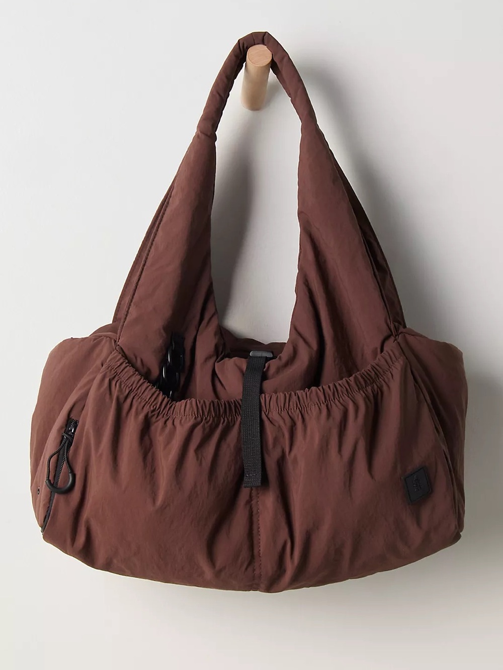 Free People Movement Class Optional Tote Chocolate Brown Slouchy Shoulder Bag